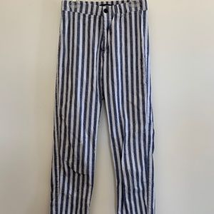 Brandy Melville Striped Trousers
